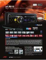 JVC KD-A815 Specifications preview