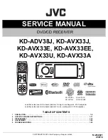 JVC KD-ADV38J Service Manual preview