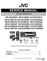 Предварительный просмотр 1 страницы JVC KD-ADV5490J Service Manual