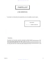 Предварительный просмотр 49 страницы JVC KD-ADV6160 Service Manual