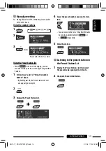 Предварительный просмотр 13 страницы JVC KD-ADV7490 Instruction Manual