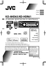 JVC KD-AHD65 Instruction Manual предпросмотр