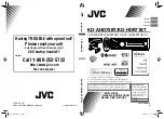 JVC KD-AHD75BT Instruction Manual предпросмотр