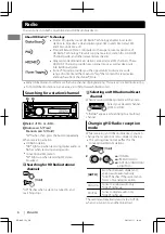 Предварительный просмотр 6 страницы JVC KD-AHD75BT Instruction Manual