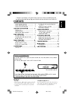 Предварительный просмотр 3 страницы JVC KD-AR260 Instructions Manual