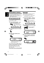 Предварительный просмотр 12 страницы JVC KD-AR260 Instructions Manual