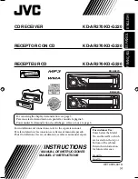 JVC KD-AR270 - Radio / CD Instructions Manual предпросмотр