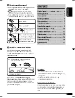 Предварительный просмотр 91 страницы JVC KD-AR270 - Radio / CD Instructions Manual