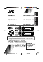 JVC KD-AR3000 Instructions Manual предпросмотр