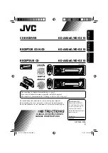 Предварительный просмотр 1 страницы JVC KD-AR360 Instructions Manual