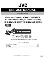 Предварительный просмотр 1 страницы JVC KD-AR370J Service Manual