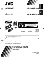 Preview for 74 page of JVC KD-AR390 Instructions Manual