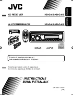 Preview for 111 page of JVC KD-AR390 Instructions Manual