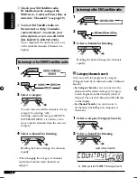 Предварительный просмотр 18 страницы JVC KD-AR470 - Radio / CD Instructions Manual