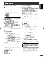 Предварительный просмотр 25 страницы JVC KD-AR470 - Radio / CD Instructions Manual