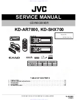 JVC KD-AR7000 Service Manual предпросмотр