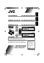 Предварительный просмотр 1 страницы JVC KD-AR7500 - Radio / CD Instruction Manual