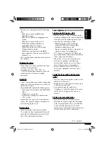 Предварительный просмотр 47 страницы JVC KD-AR7500 - Radio / CD Instruction Manual