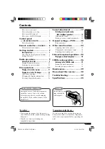 Preview for 3 page of JVC KD-AR760 - Arsenal CD Receiver Instructions Manual