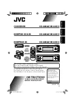 Preview for 1 page of JVC KD-AR860 Instructions Manual