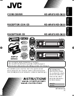 JVC KD-AR870 Instructions Manual предпросмотр