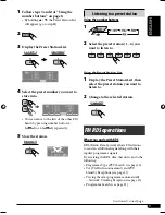 Предварительный просмотр 97 страницы JVC KD-AR870 Instructions Manual