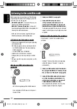 Предварительный просмотр 22 страницы JVC KD-AR880 - Radio / CD Instructions Manual