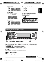 Предварительный просмотр 25 страницы JVC KD-AR880 - Radio / CD Instructions Manual