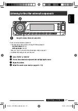 Предварительный просмотр 27 страницы JVC KD-AR880 - Radio / CD Instructions Manual