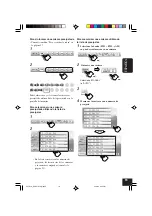 Preview for 103 page of JVC KD-AV7010 - DVD Player With LCD Monitor Instructions Manual