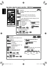 Preview for 18 page of JVC KD AVX1 - DVD Player With LCD Monitor Instructions Manual