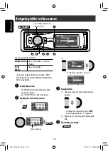 Preview for 36 page of JVC KD AVX1 - DVD Player With LCD Monitor Instructions Manual