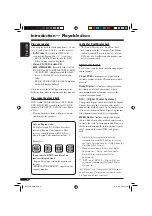 Предварительный просмотр 6 страницы JVC KD-AVX1 Instructions Manual