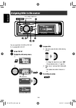 Предварительный просмотр 38 страницы JVC KD-AVX11 - EXAD - DVD Player Instructions Manual