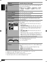 Предварительный просмотр 34 страницы JVC KD-AVX2 - DVD Player With LCD Monitor Instructions Manual