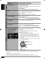 Предварительный просмотр 38 страницы JVC KD-AVX2 - DVD Player With LCD Monitor Instructions Manual