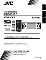 Предварительный просмотр 145 страницы JVC KD-AVX2 - DVD Player With LCD Monitor Instructions Manual