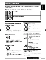 Предварительный просмотр 61 страницы JVC KD-BT11 - Radio / CD Instructions Manual