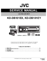 JVC KD-DB101EX Service Manual предпросмотр