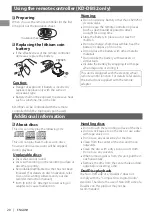 Preview for 20 page of JVC KD-DB42 Instruction Manual