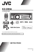 JVC KD-DB56 Instructions Manual предпросмотр