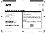 Предварительный просмотр 1 страницы JVC KD-DB622BT Quick Start Manual