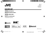 Предварительный просмотр 1 страницы JVC KD-DB902BT Instruction Manual