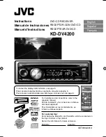 JVC KD-DV4200 - DVD Player With Radio Instructions Manual предпросмотр