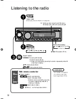 Предварительный просмотр 12 страницы JVC KD-DV4200 - DVD Player With Radio Instructions Manual