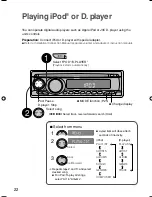 Предварительный просмотр 22 страницы JVC KD-DV4200 - DVD Player With Radio Instructions Manual