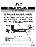 Предварительный просмотр 1 страницы JVC KD-DV4200J Service Manual