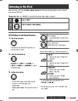 Предварительный просмотр 21 страницы JVC KD-DV4405 Instructions Manual