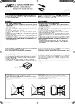 Предварительный просмотр 1 страницы JVC KD-DV5202 Installation & Connection Manual