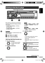 Предварительный просмотр 23 страницы JVC KD-DV5307 Instructions Manual